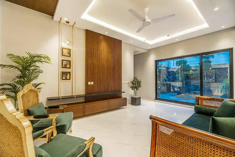 ONE KANAL LUXURIOUS MODERN DESIGN HOUSE WITH BASEMENT AT VERY HOT LOCATION NEAR PARK 4