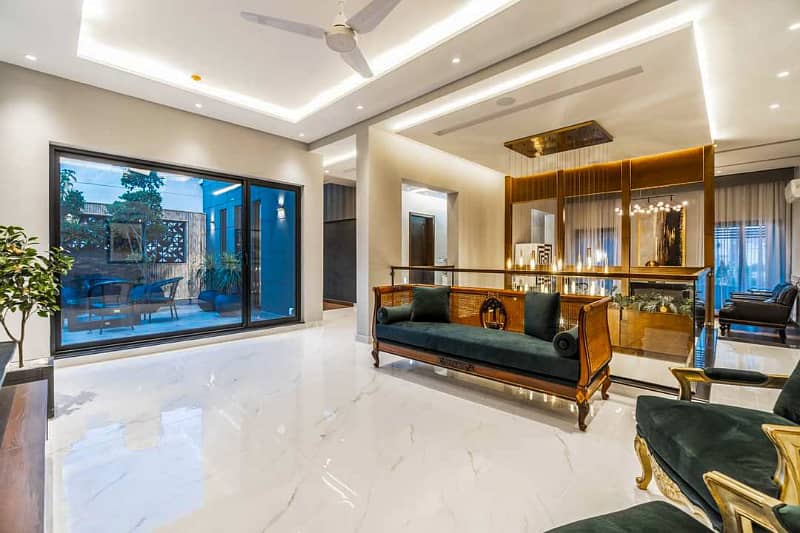 ONE KANAL LUXURIOUS MODERN DESIGN HOUSE WITH BASEMENT AT VERY HOT LOCATION NEAR PARK 29