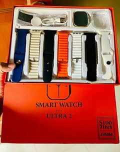 S2 ultra 7 in 1 straps smart watch