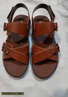 Men's leather casual sandals 0