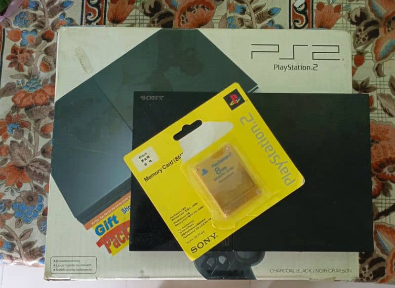 PlayStation  2 with one console and me memory card only use 2 month 3