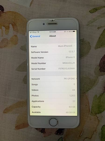 IPHONE6 64 GB SEALED PTA APPROVED 6