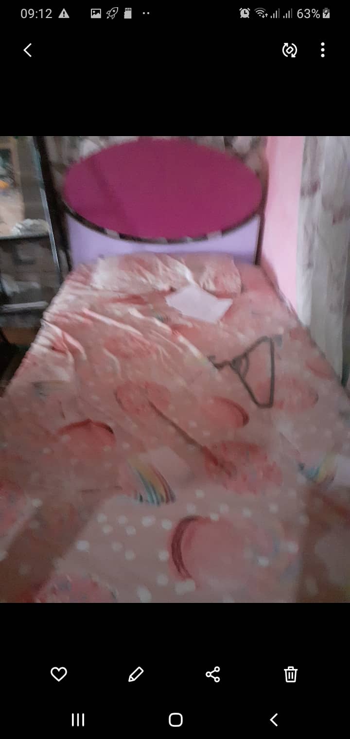 Kids beds pink colour 5