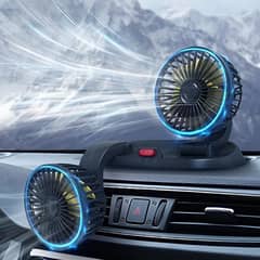 Dashboard Cooling Dual Head Fan ,whatsapp (03145156658)