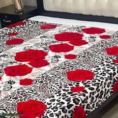 fleece printed single bed blanket