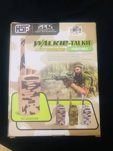 walkie talkie with box 5