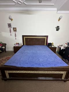 bed set/wooden bed set/tali wood double bed set/dressing/furniture