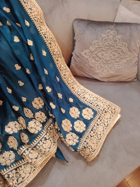 a beautiful saree for sale only one time used 3