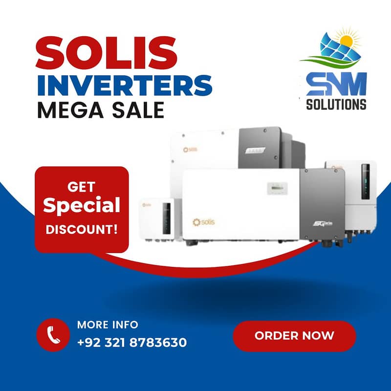 Solis Inverters Mega Sale 0