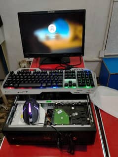 HP Elitedesk Gaming PC/8GB/500GB with RGB Keyboard And Mouse