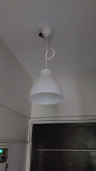 IKEA MELODI hanging pendant lamp with extended cord 0