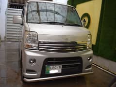 Suzuki Every Wagon 2012 PZ turbo double auto door and foot step