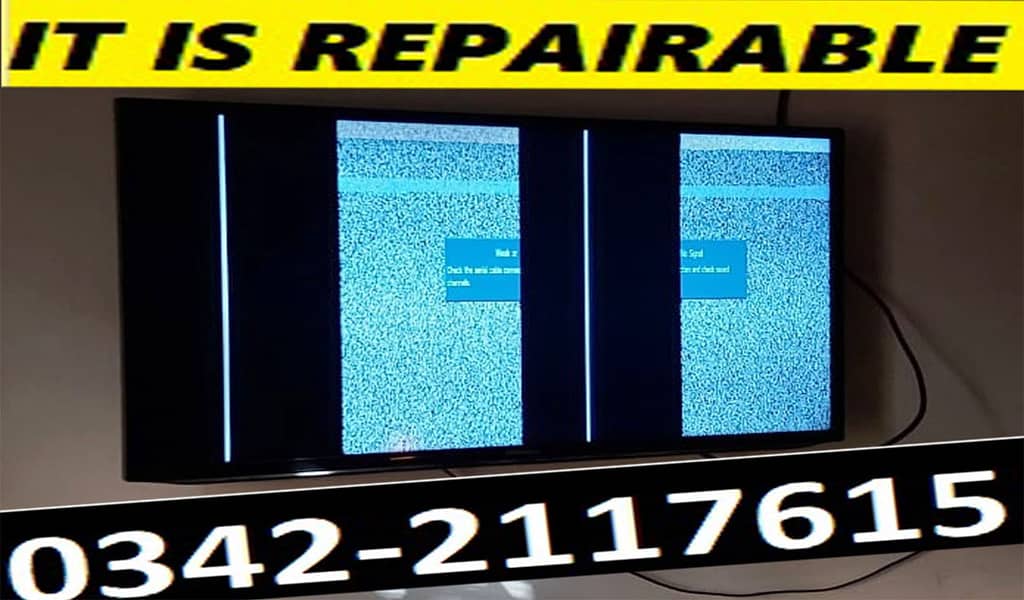 Repair Your LED & LCD TV In Lowest Cost, Half Screen Gone Call Us 3