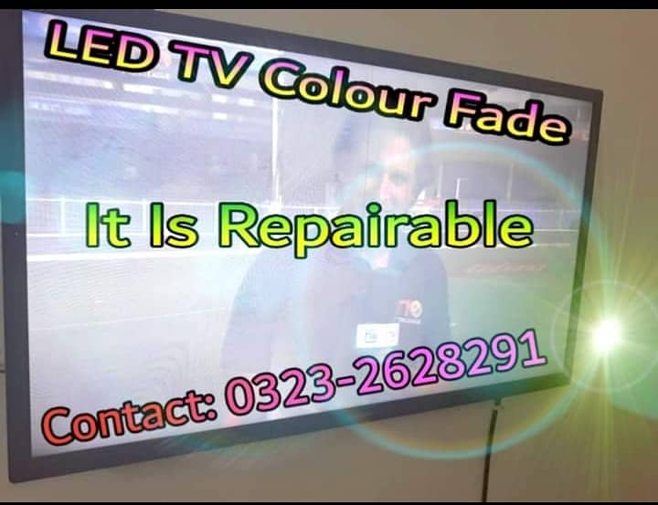 Repair Your LED & LCD TV In Lowest Cost, Half Screen Gone Call Us 4