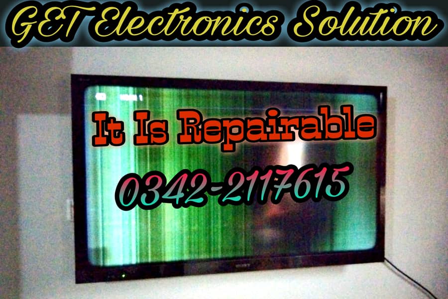 Repair Your LED & LCD TV In Lowest Cost, Half Screen Gone Call Us 6