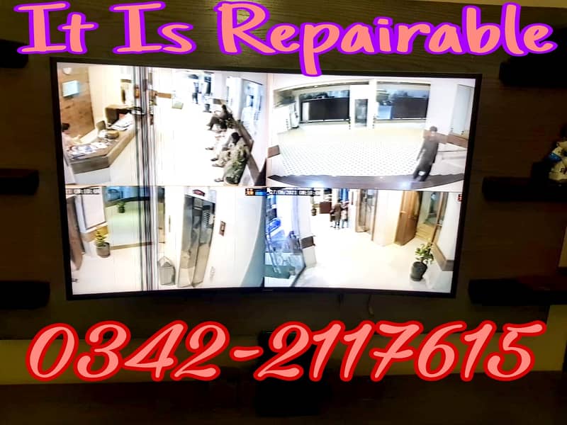 Repair Your LED & LCD TV In Lowest Cost, Half Screen Gone Call Us 7