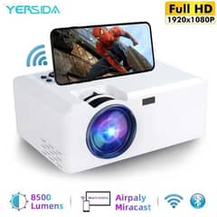 Projector 1080P FHD 8500Lumens LED YERSIDA VS319 Native Full HD 1080P