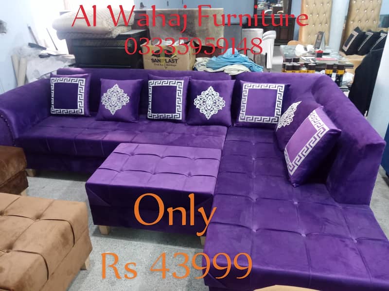 Corner sofa set/L shaped sofa set/5 seater L-shaped/5 seater sofa set 4