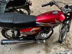 honda cg 125 red color karachi number