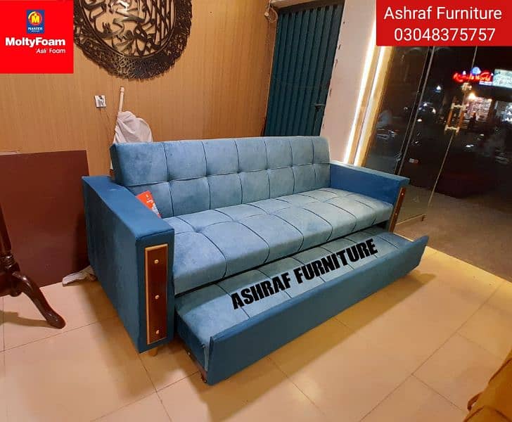 Double bed/Sofa cum bed/Double cumbed/Sofa/L Shape/Combed/Centre table 3