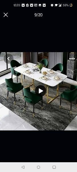 Fancy Chairs and Nested Table 10