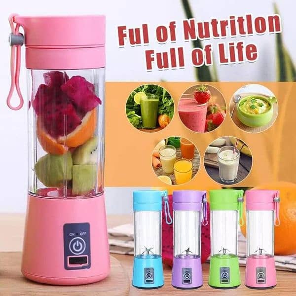 Rechargeable Juicer Blender 6