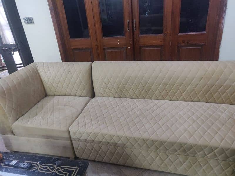 L shape sofa set 7 seater 8