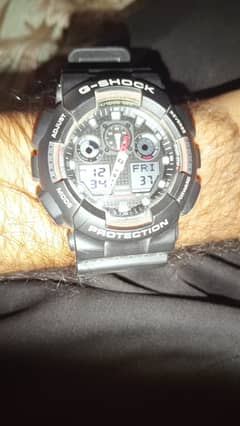 Casio G-Shock GA-100, digital and analog watch 0