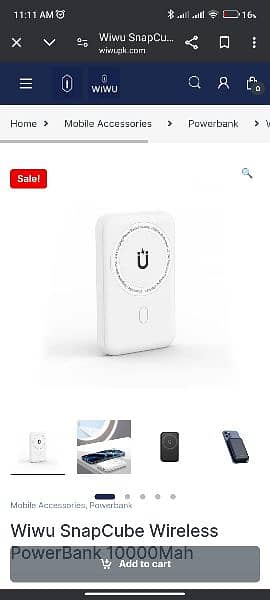 wiwu power bank  wireless charger 0