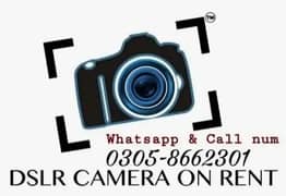 DSLR CAMERA FOR RENT, RENT A CAMERA, DSLR CAMERA ON RENT