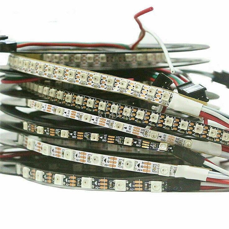 WS2812b RGB LED pixel stripe 60 LEDs/m IP30 (5V) 0