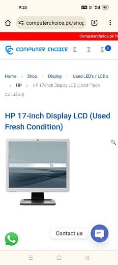 LCD hp