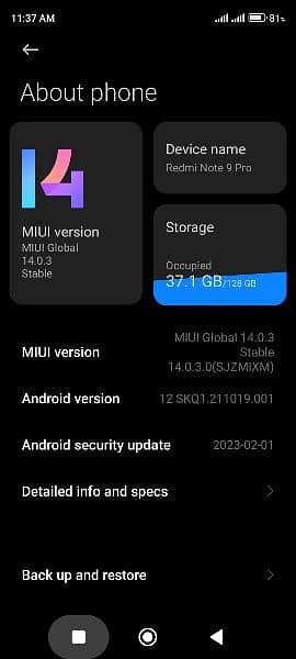 redmi note 9 pro 6+2 /128 7