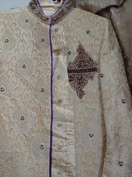 groom sherwani and khussa set 2