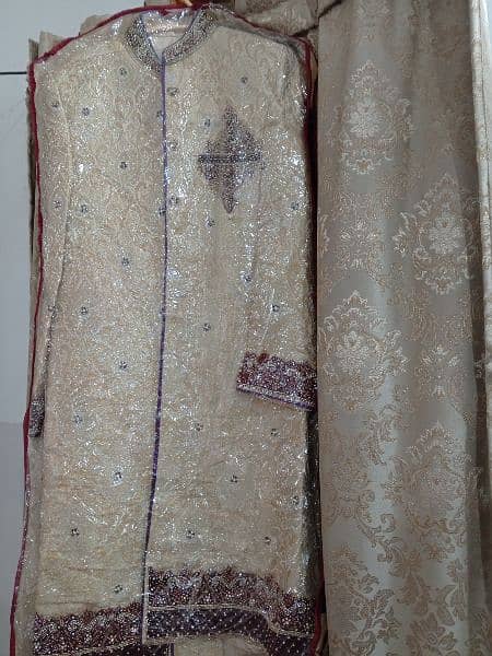 groom sherwani and khussa set 4