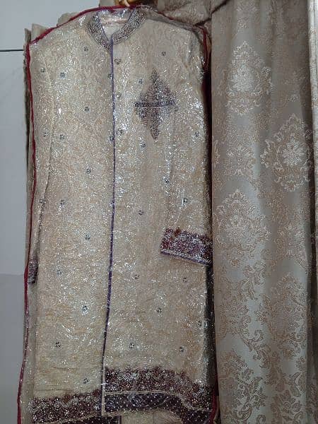 groom sherwani and khussa set 5