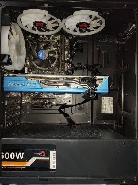 Gaming pc i5 6th gen and rx 590 with gaming case 0