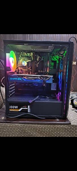 Gaming pc i5 6th gen and rx 590 with gaming case 2