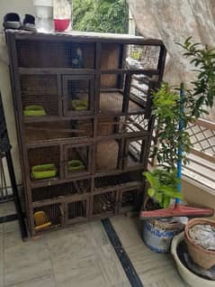 love bird cocktail  wood strong heavy  cage  condition 9 out of 10