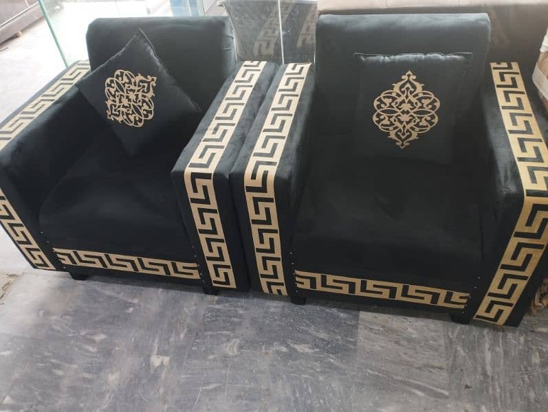 5 seater sofa / sofa set / poshish sofa / valvet 1