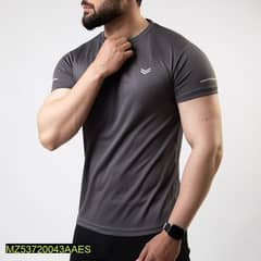 Mens Dri Fit Plain T- Shirt 0