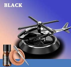 Car dashboard helicopter decoration with refill perfume