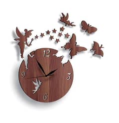 WALL CLOCK BUTTERFLY DESIGN