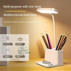 LED Table Lamp With Pen Holder 0