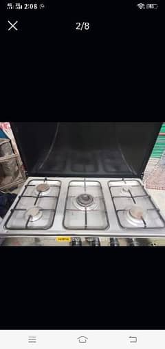 5 stoves cooking range 03028157858 urgent sale