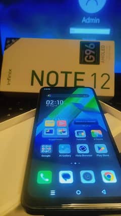 Infinix Note 12 with G96 Ultra Gaming Processor