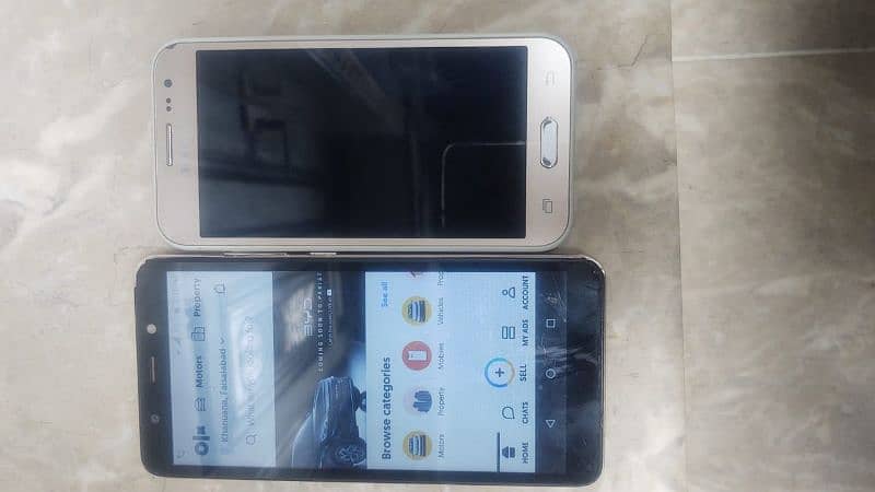 Samsung j2 and Tecno pop3 all ok mobile 7