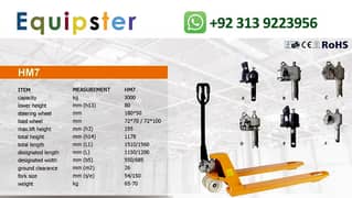 Hand Pallet Truck, Hand Jack Lifter, Pallet Lifter hand lifter 3ton 0