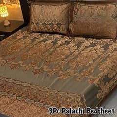 3PCs palachi Embossed double bedsheets