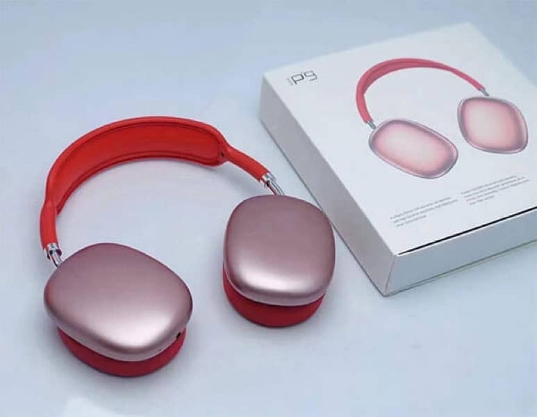 new p9 blutooth headphones box pack 8